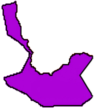 Mapa del municipio de Chinda, Santa Bárbara